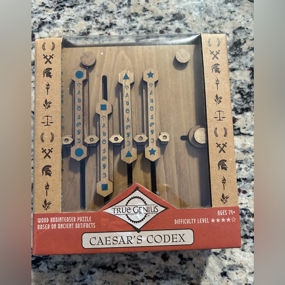True Genius Caesar's Codex Puzzle